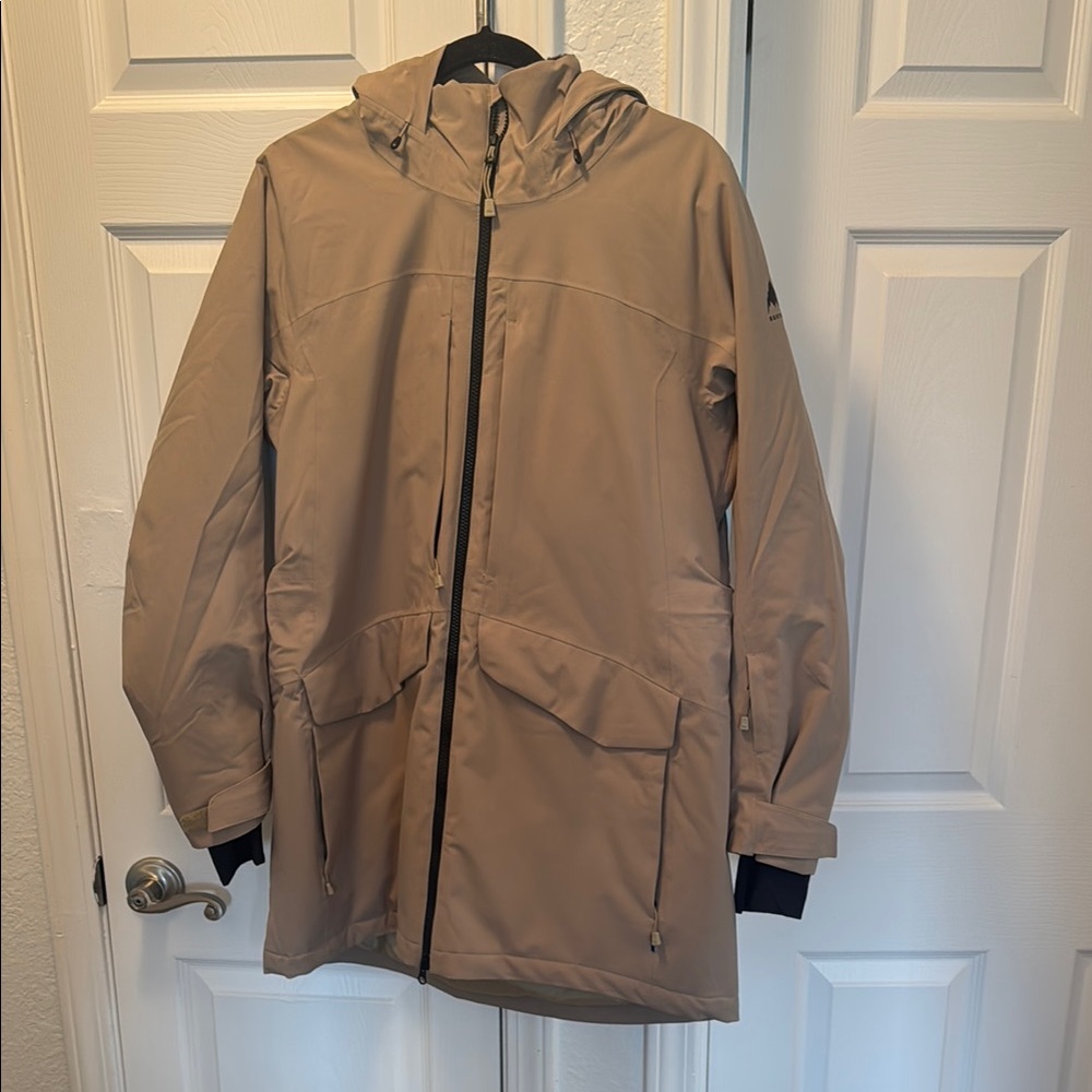 Women’s Tan Hooded Jacket